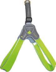 Luxe Coralpina - Hondenharnas tuig Cinquetorri Fluo Groen - 30-40 cm - Maat 3
