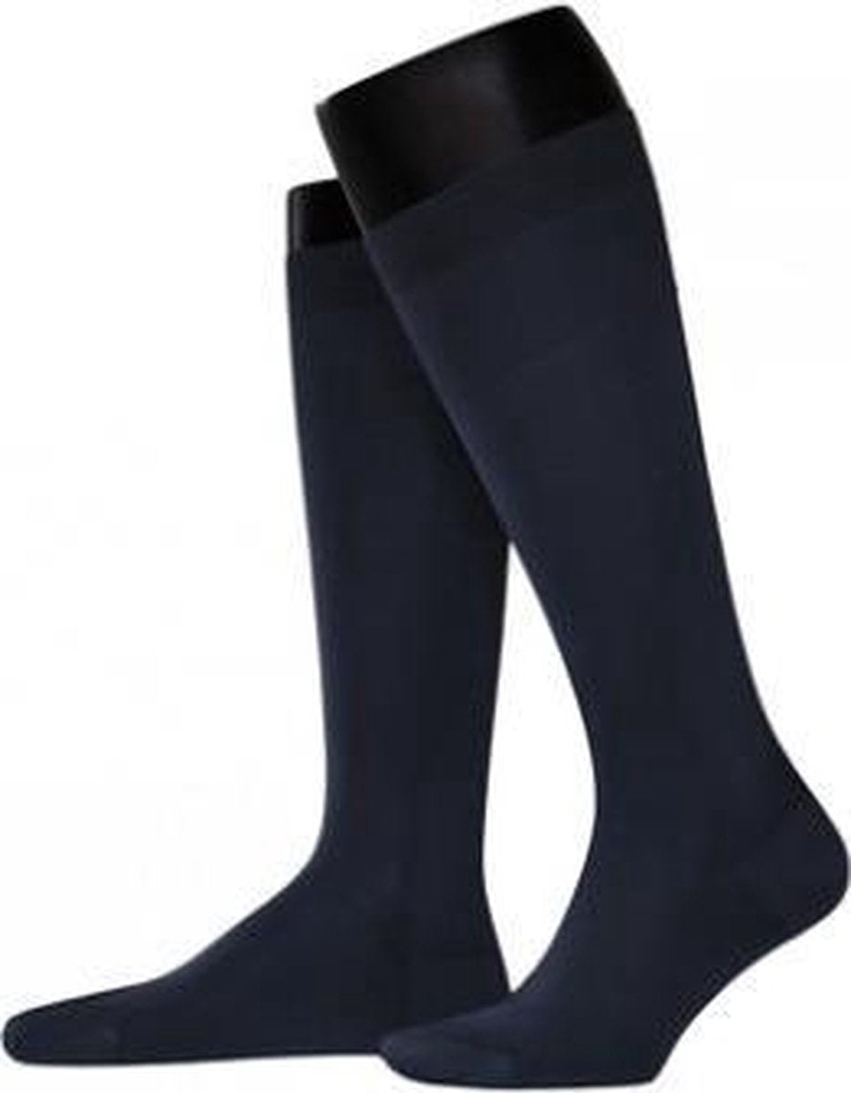 Business katoen lang glad navy maat 49-50