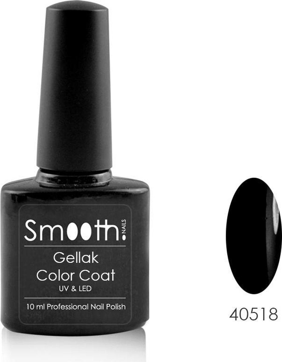 Smooth Nails – Black Velvet – Gellak – Zwart