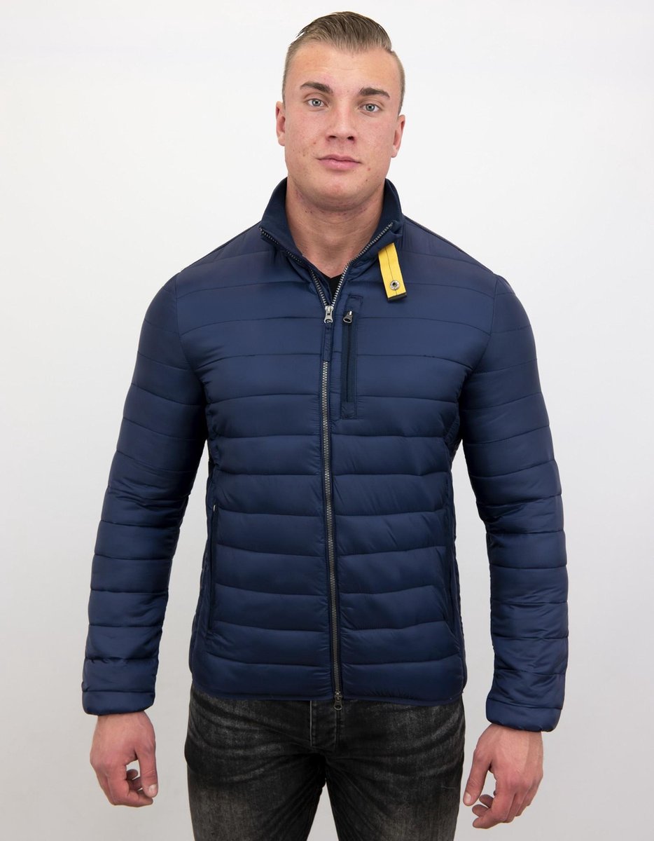 Enos Korte Jas Heren - Slim Fit- Navy - XS