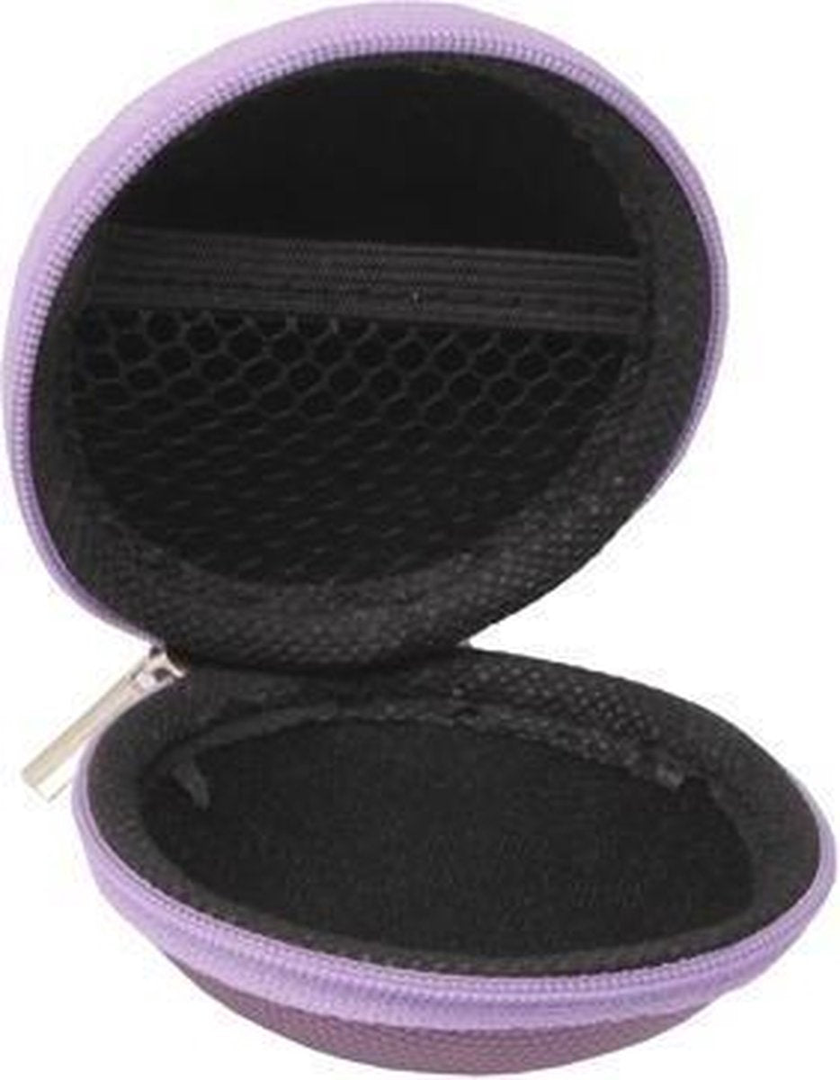 Mobigear Hoesje voor Headset / Oordopjes Paars