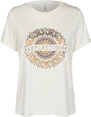 SOYA CONCEPT - T-SHIRT - GEBROKEN WIT