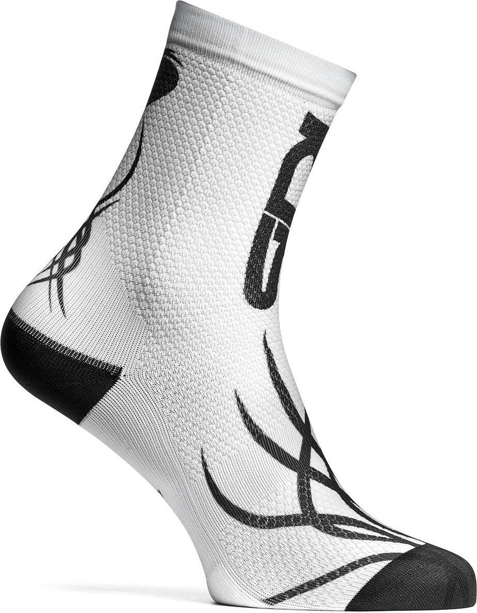 Sidi Calze Fun Socks (281) White/Black - Maat L/XL
