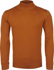 Ferlucci – Exclusieve Heren Trui met Turtleneck Col – Bruin