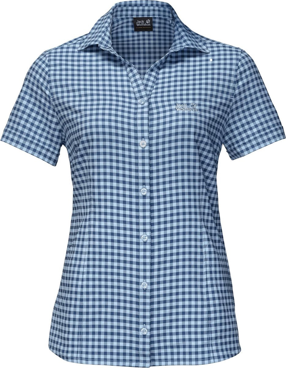 Jack Wolfskin Kepler Shirt Women - Outdoorblouse - Dames - Blauw - Maat L