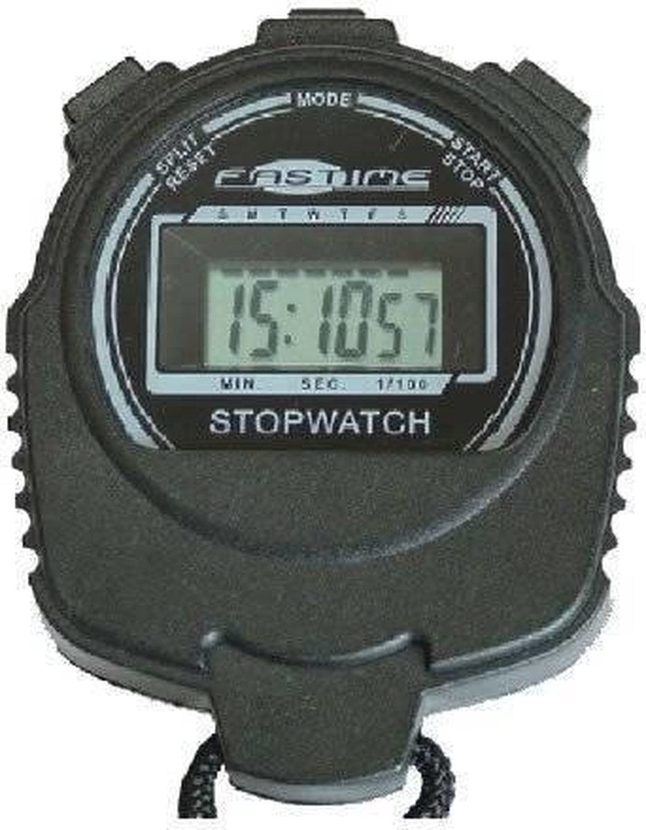 Digitale sport stopwatch - Groot display - Zwart Top Kwaliteit Klasse en Geweldig