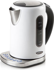 Boretti Bollitore Waterkoker met warmhoudfunctie en 5 temperatuuropties - Wit - B512