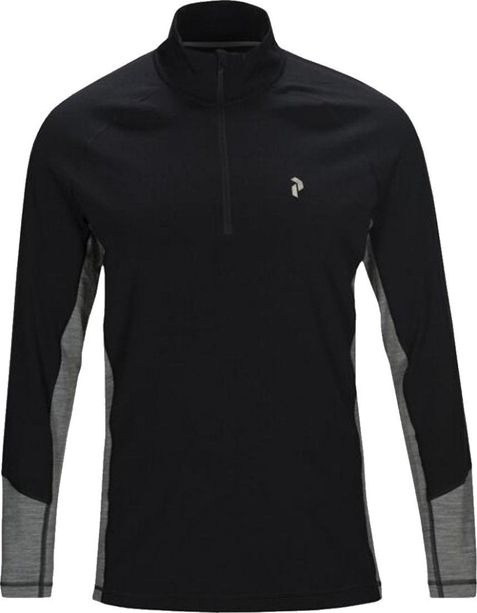 Peak Performance  - Magic Half Zip - Zwart - Heren - maat  S