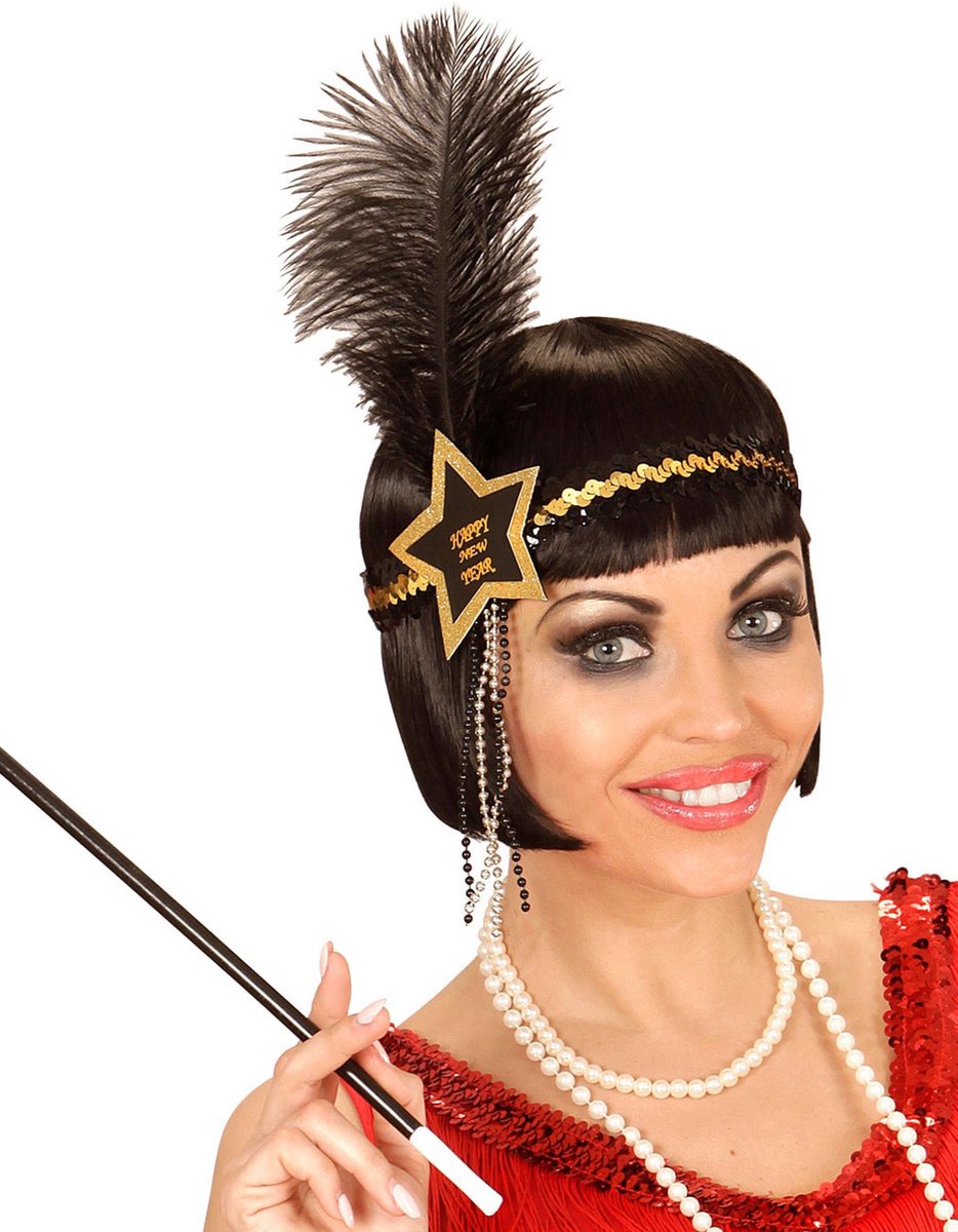 Happy New Year Hoofdband Goud