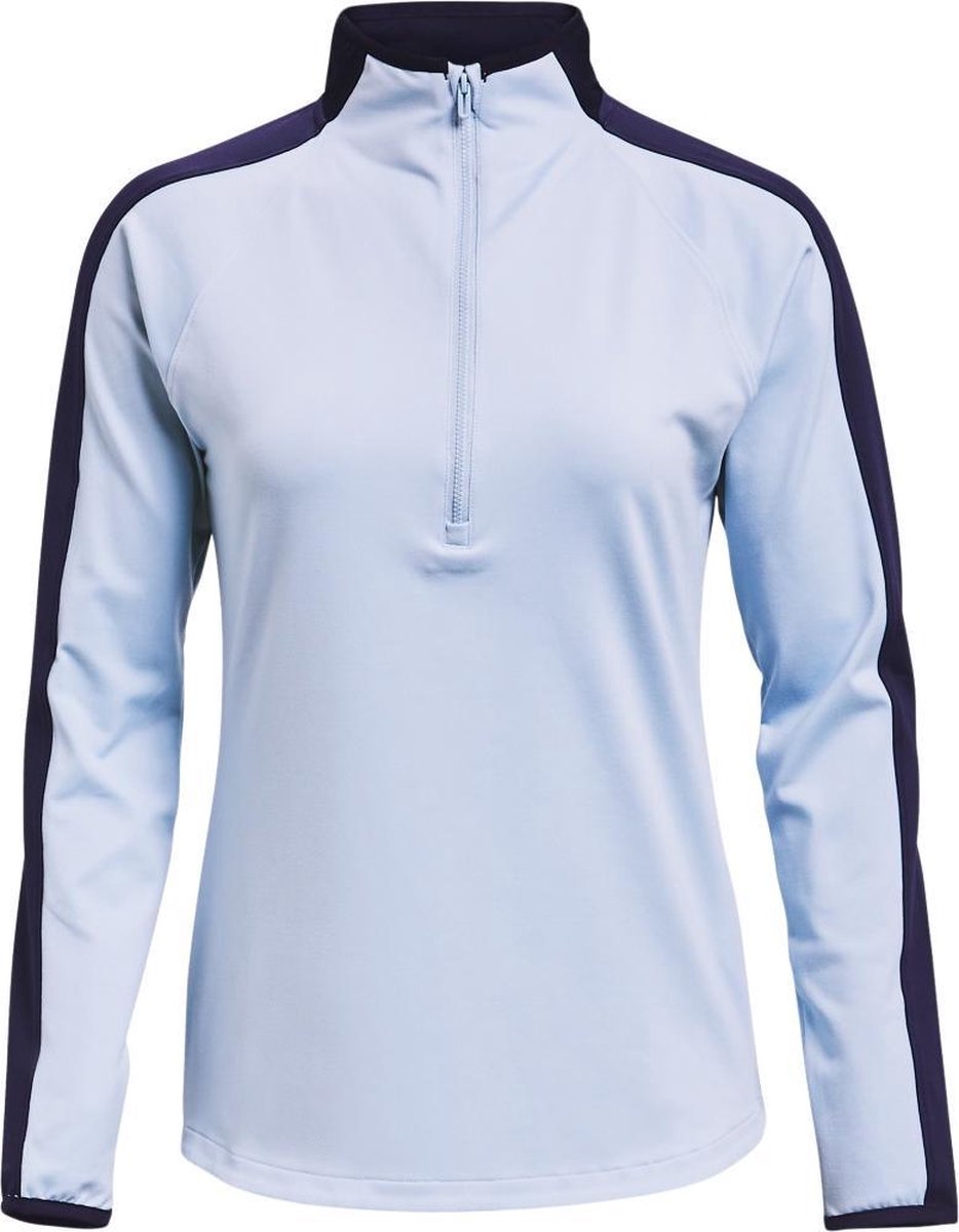 UA Storm Midlayer HZ-Isotope Blue / Midnight Navy / Jet Grey maat: XS    dames > golf kleding > jassen