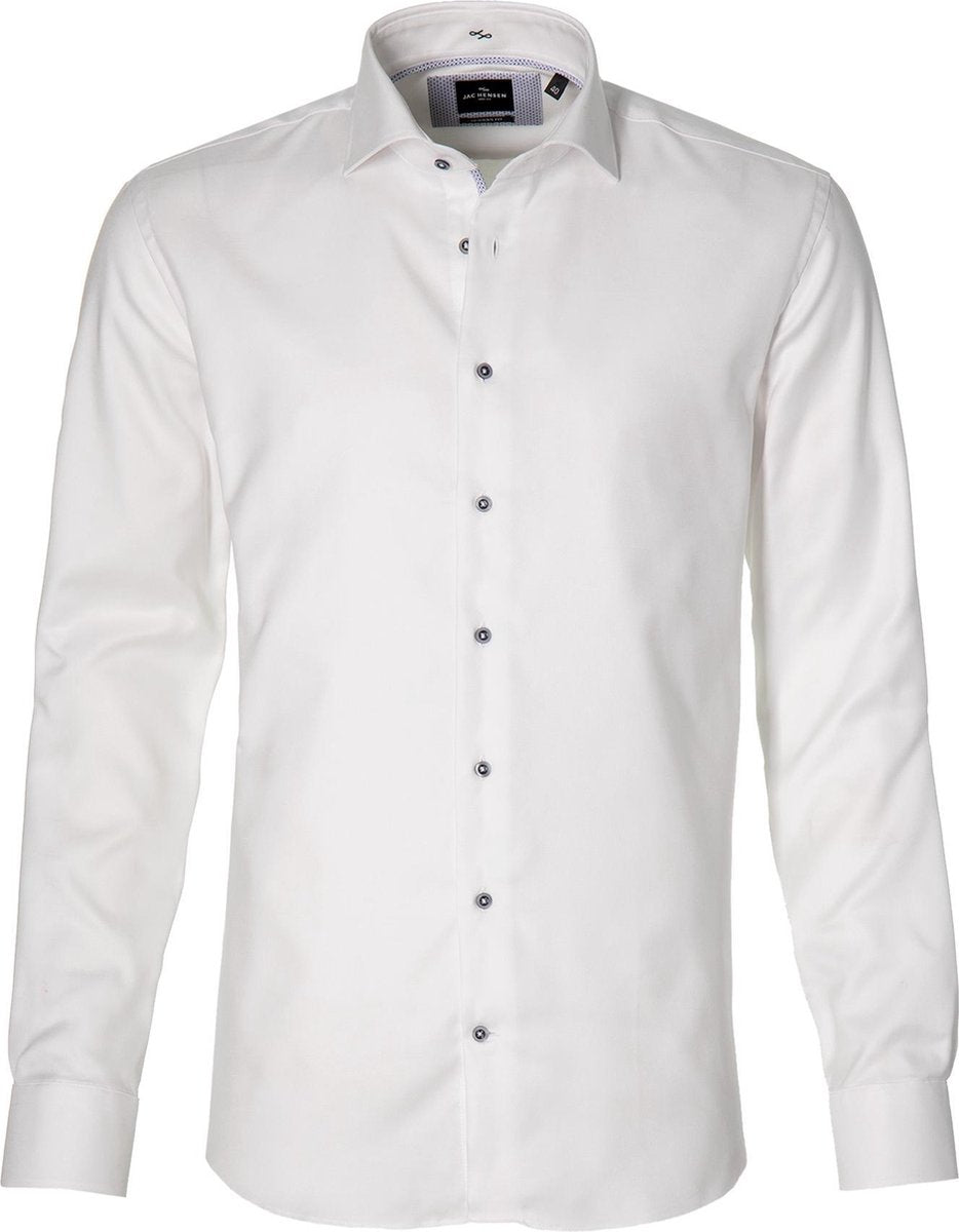 Jac Hensen Overhemd - Modern Fit - Wit - 48