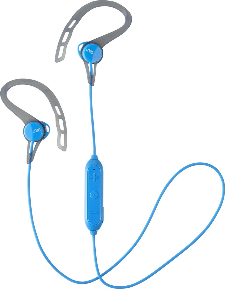 JVC HA-EC20BT - Draadloze sport oordopjes - Blue