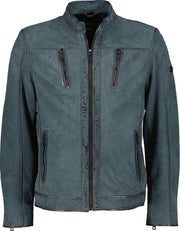 DNR Jack Leer - Modern Fit - Blauw - 60