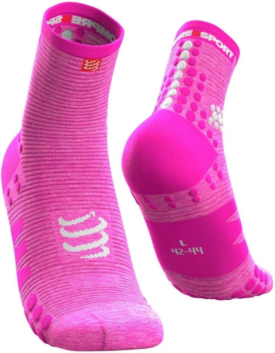 Compressport Pro Racing Socks V3.0 Run High Roze