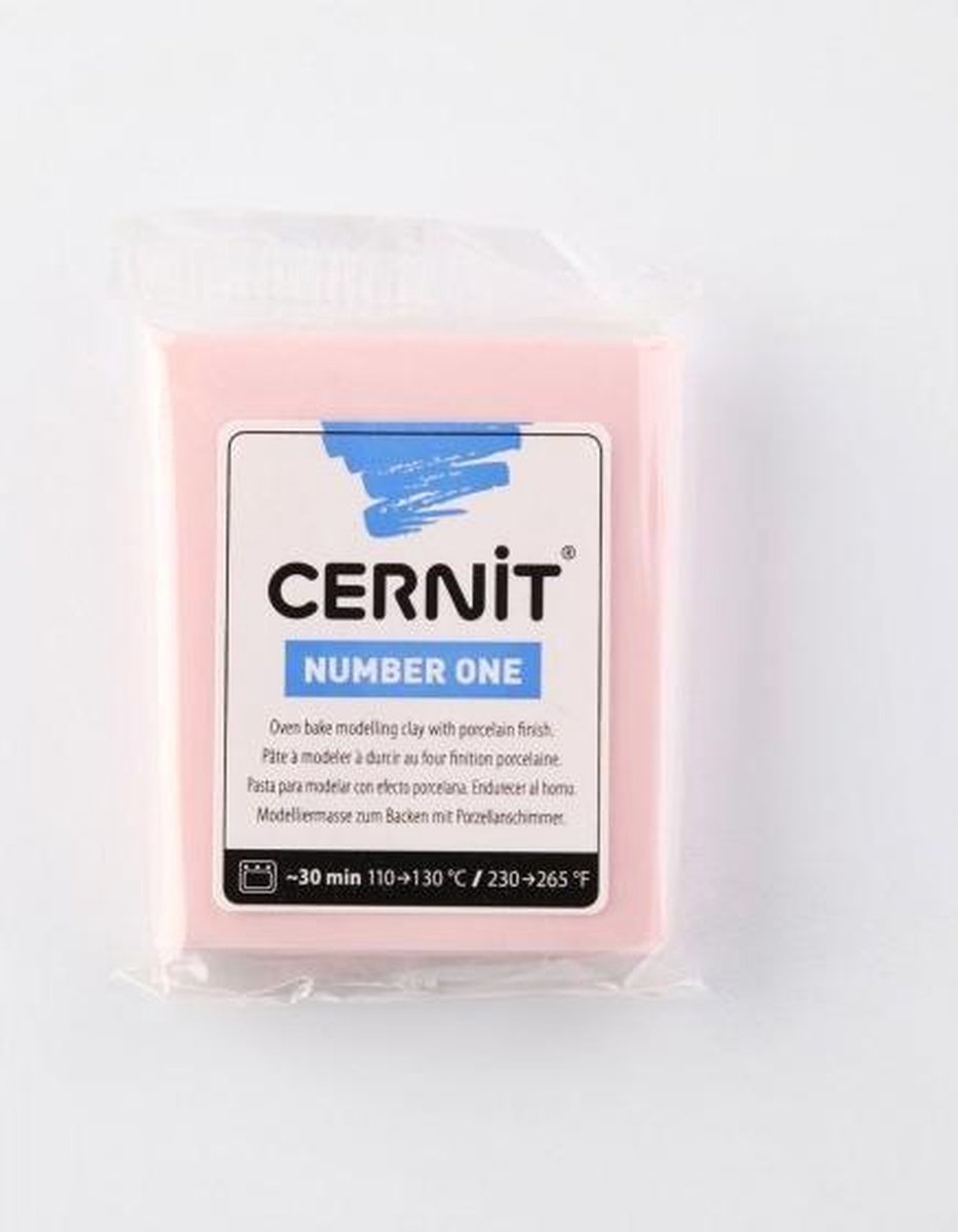 Boetseerklei - Cernit Number one 56g pink - 6 stuk