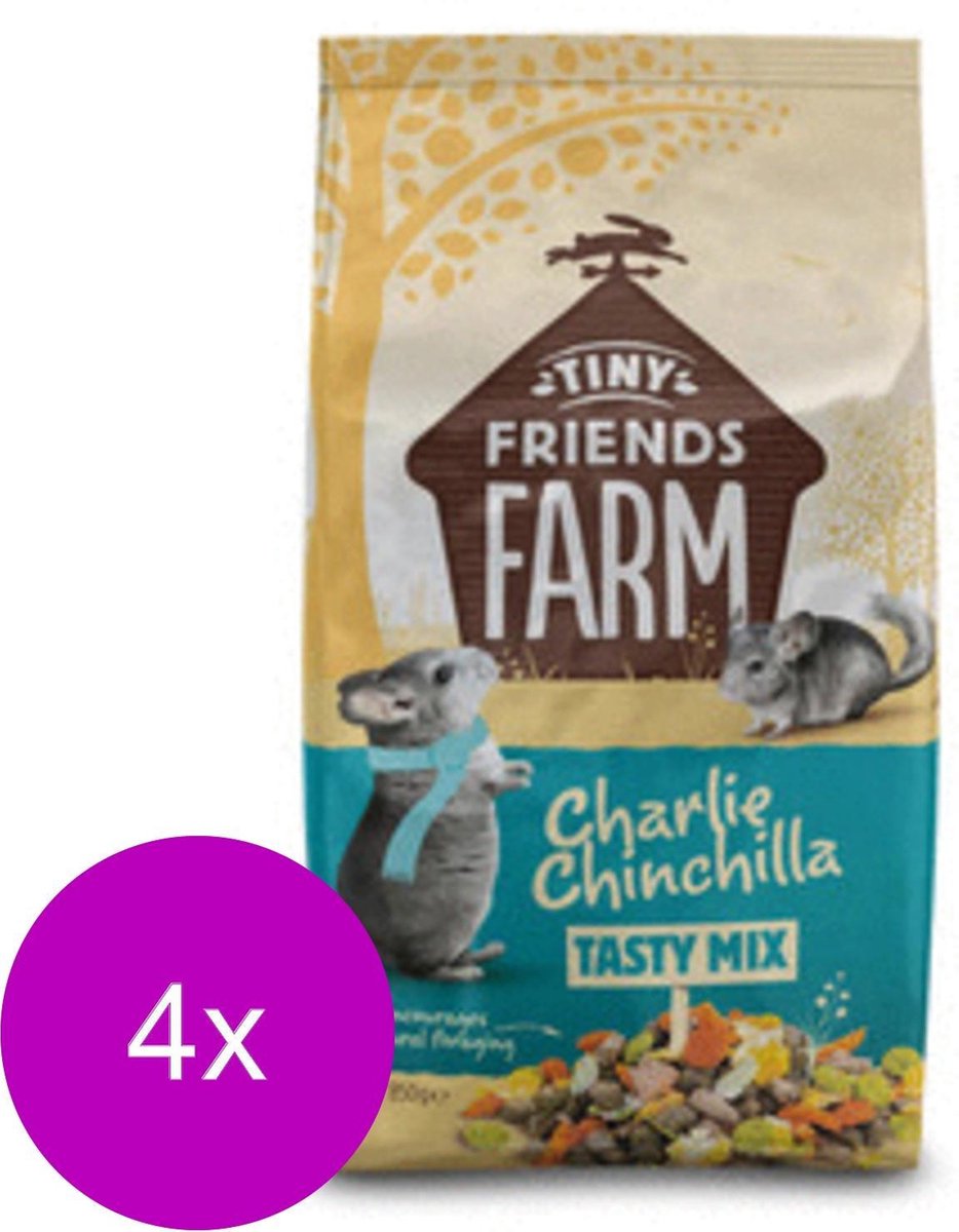 Supreme Charlie Chinchilla - Chinchillavoer - 4 x 850 g