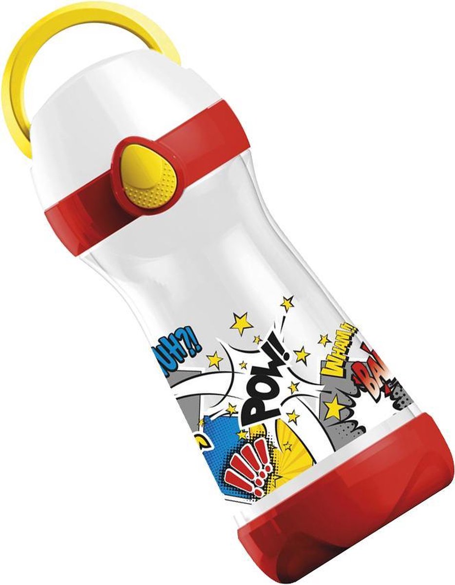 DRINKFLES 580 ml - MAPED Picnik CONCEPT - opdruk TATOO Comics