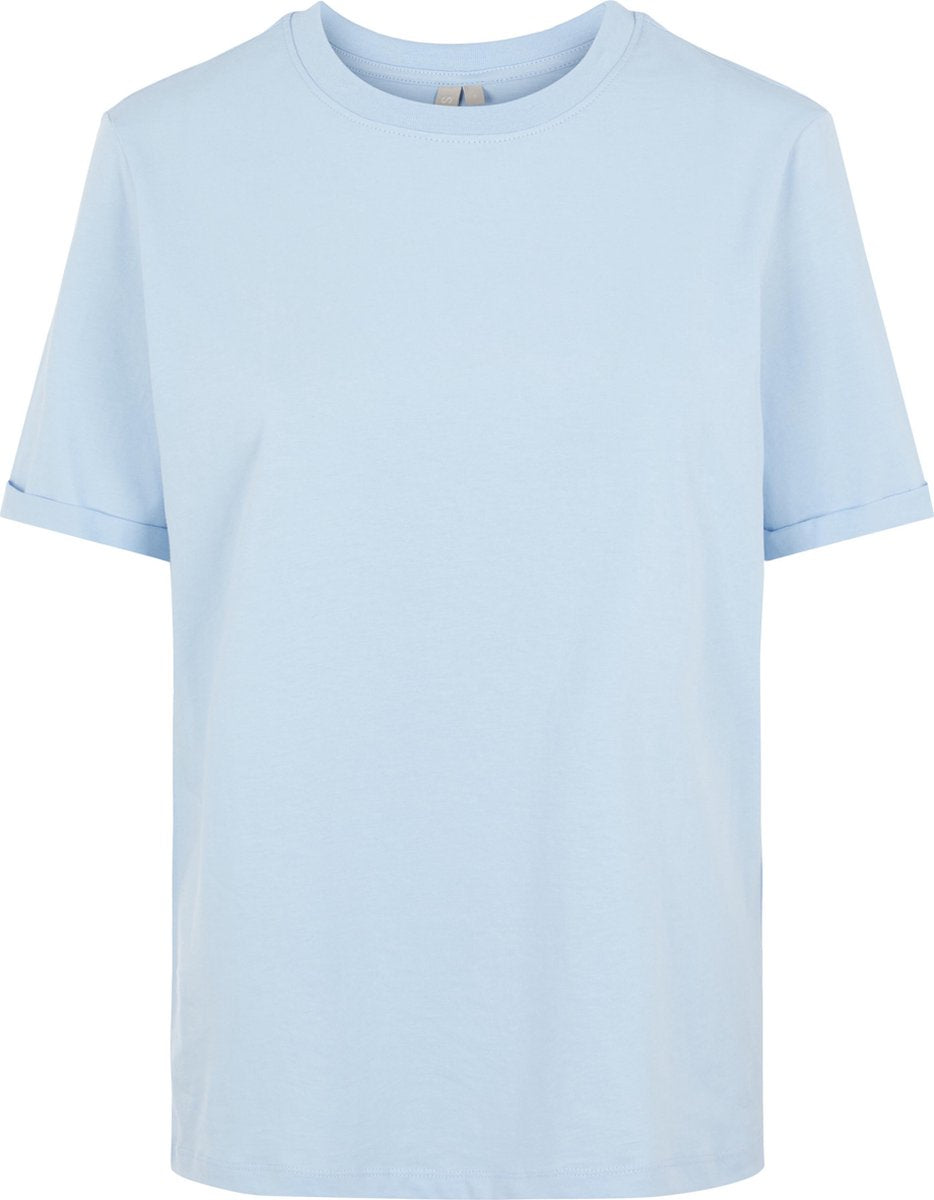Pieces PCRIA SS FOLD UP SOLID TEE NOOS BC - Maat XL
