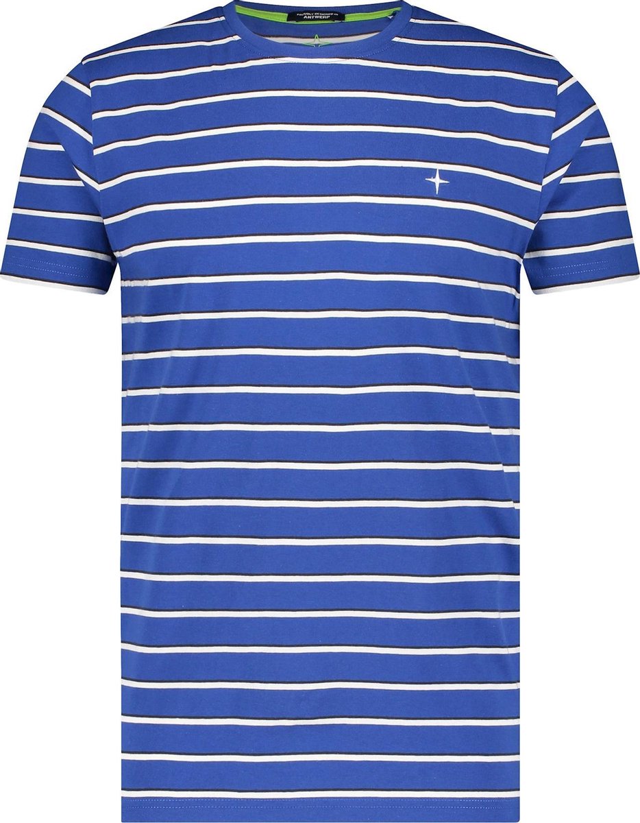 Haze&Finn T-shirt Ronde Hals Monaco Blauw (MC15-0030 - MonacoBlue)