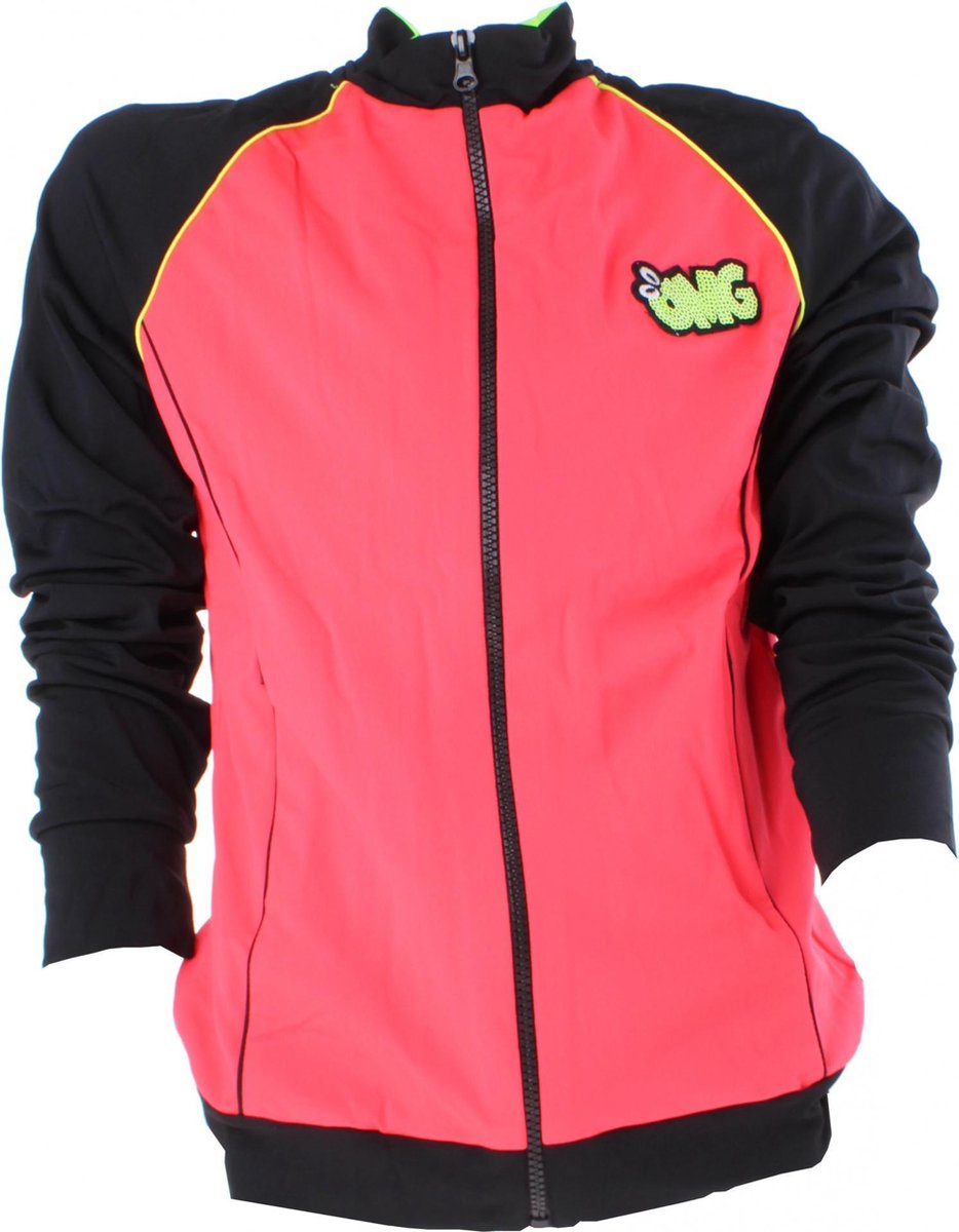 Papillon Vest Met Hoge Kraag Meisje Roze Maat 164