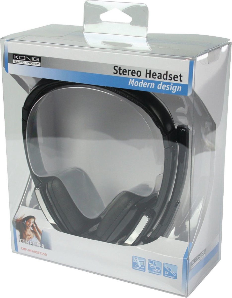 Stereo-headset modern ontwerp