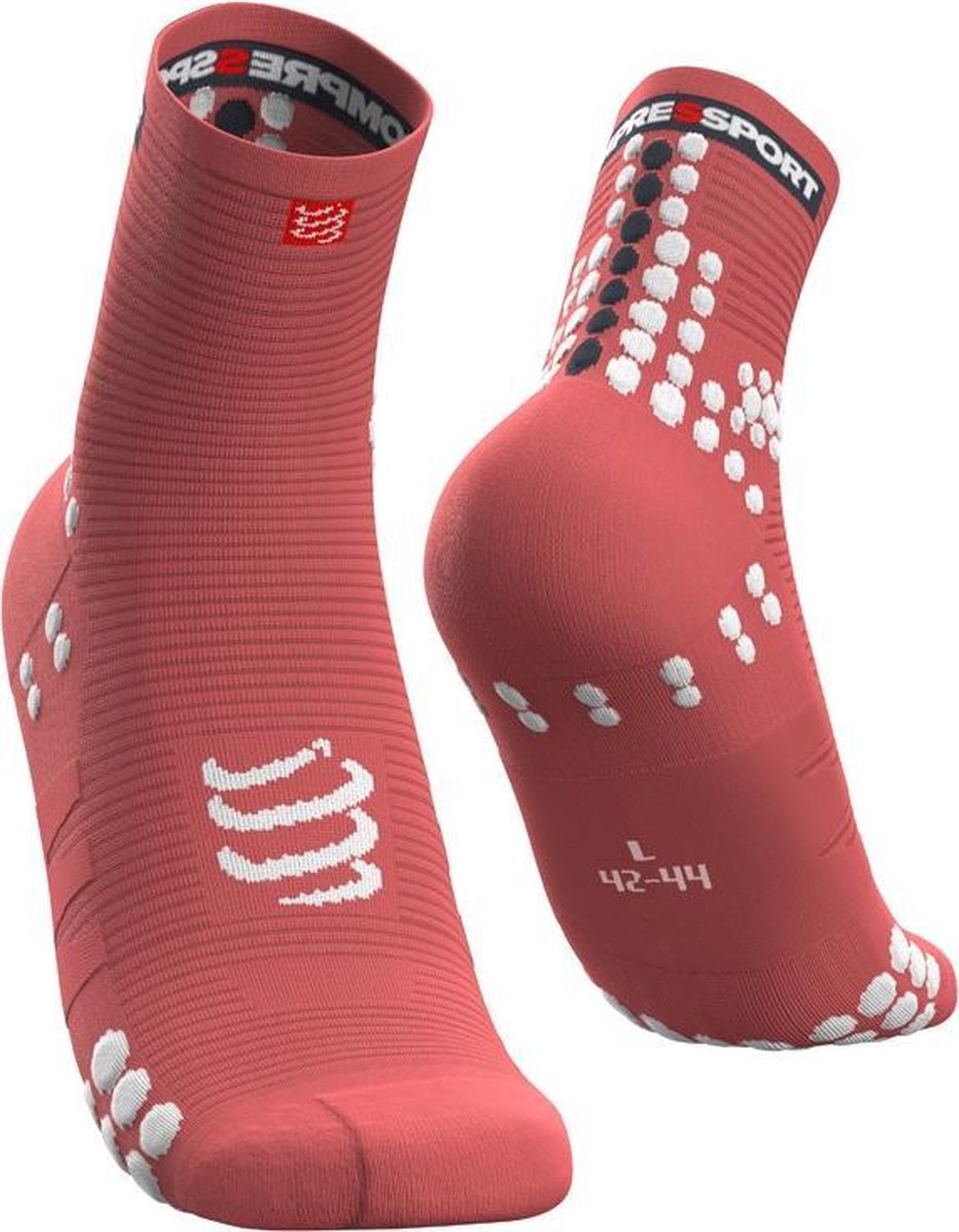 Compressport ProRacing Sock v3 High - roze - maat 42-44