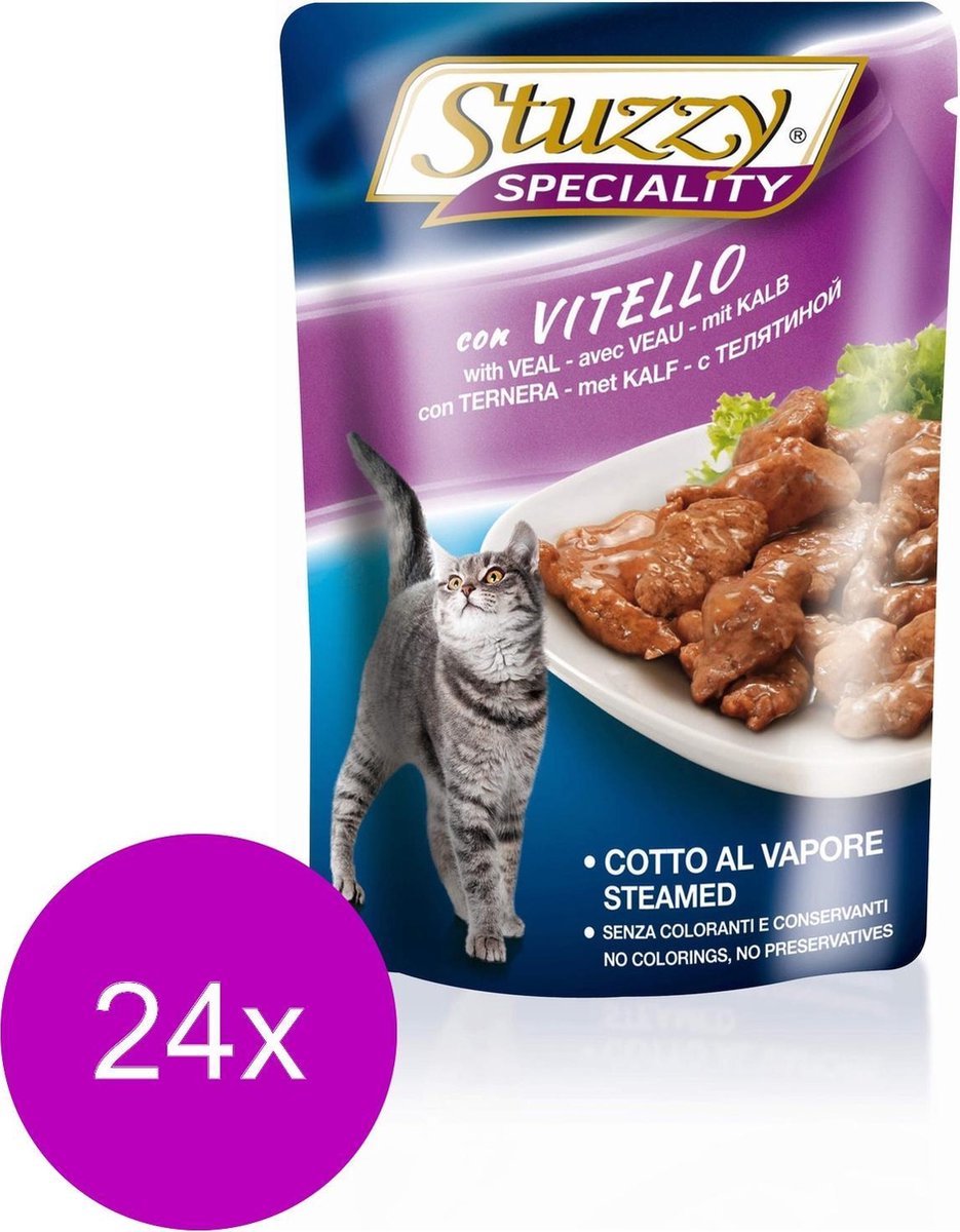 Stuzzy Cat met kalf - 24 stuks à 100 gram