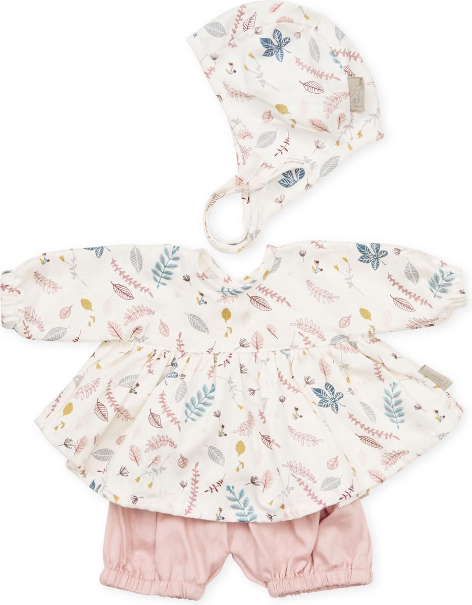 Camcam poppenkleding set Pressed Leaves Roze