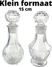 Orange85 Whiskey - Karaf - Klein - Set van 2 - Whisky - Sierfles - Schenken - Serveerset
