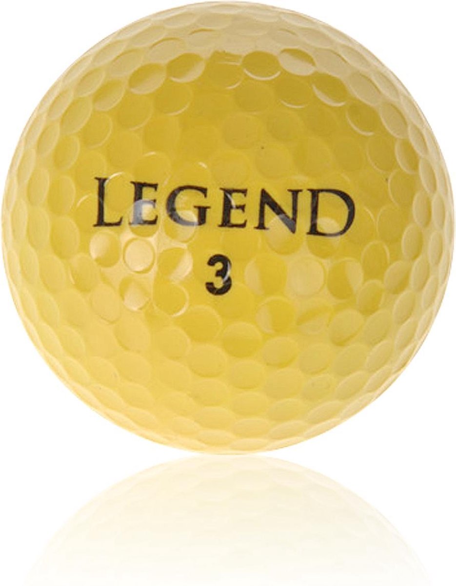 Legend Distance Golfballen - Dozijn / 12 stuks - Geel