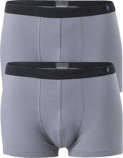 SCHIESSER 95/5 boxershorts (2-pack) - grijs -  Maat: S
