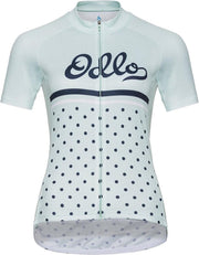 Odlo Stand-up collar s/s full zip FUJIN PRINT  - Maat S