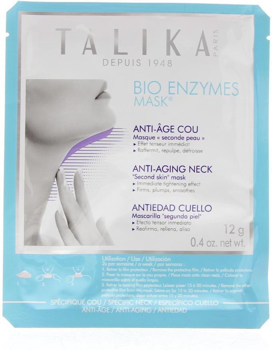Talika Bio Enzymes Anti-Age Neck Mask Masker 1 st.