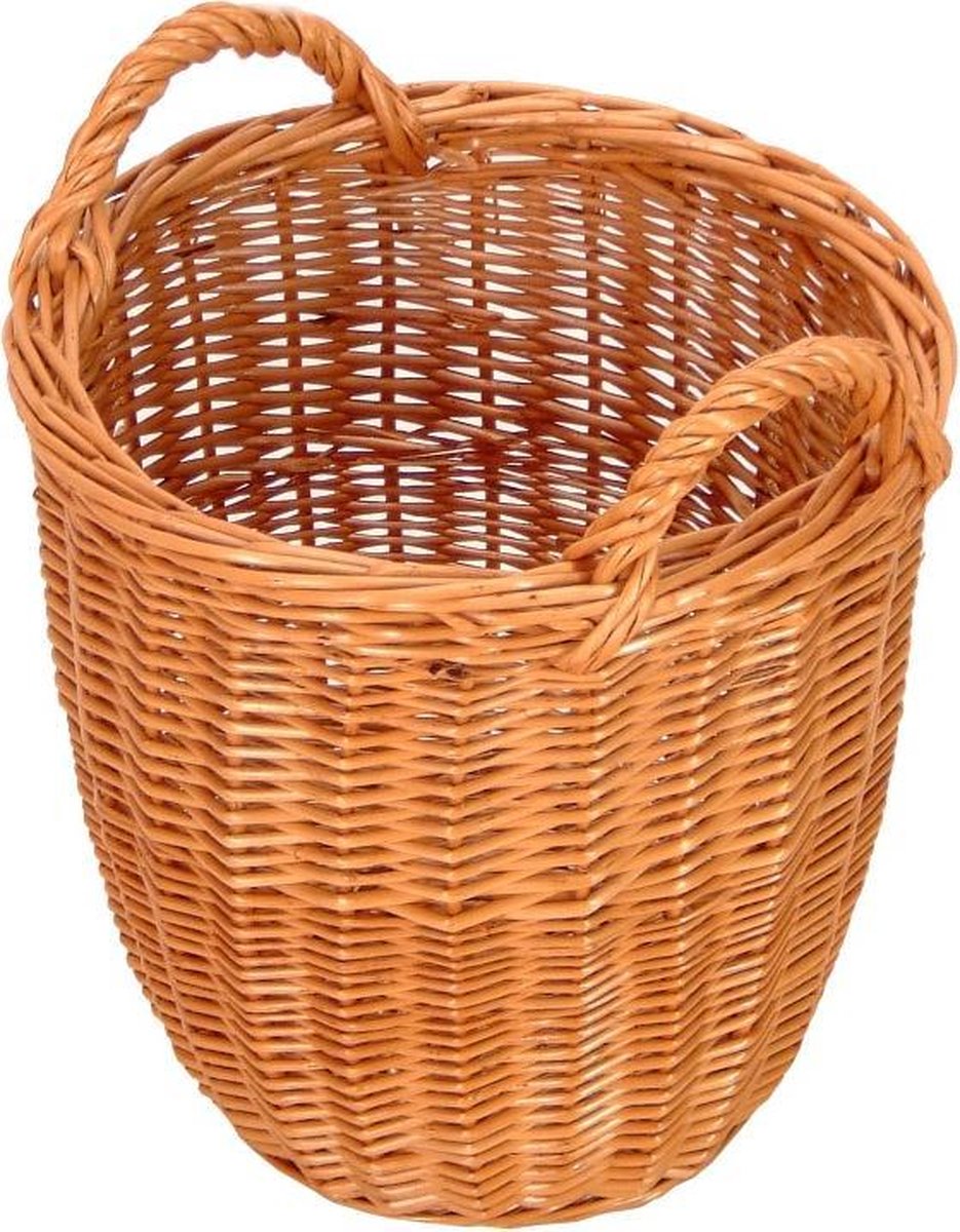 Rieten Wasknijpermand - Stofdoekmandje