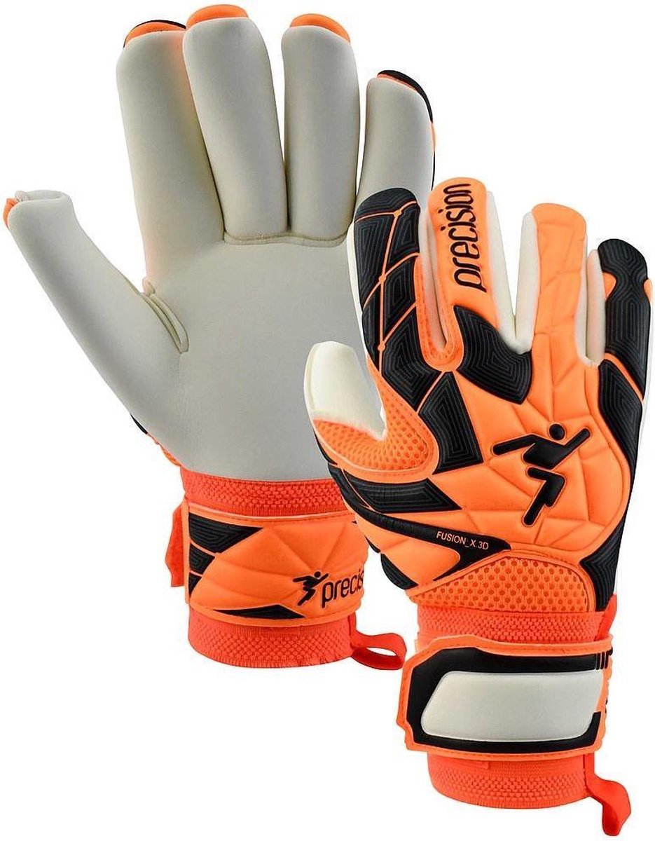 Precision Keepershandschoenen Fusion_x.3d Pro Oranje/wit/zwart Mt 10