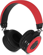 QY  Bluetooth On-ear draadloze Koptelefoon Z-18 – rood