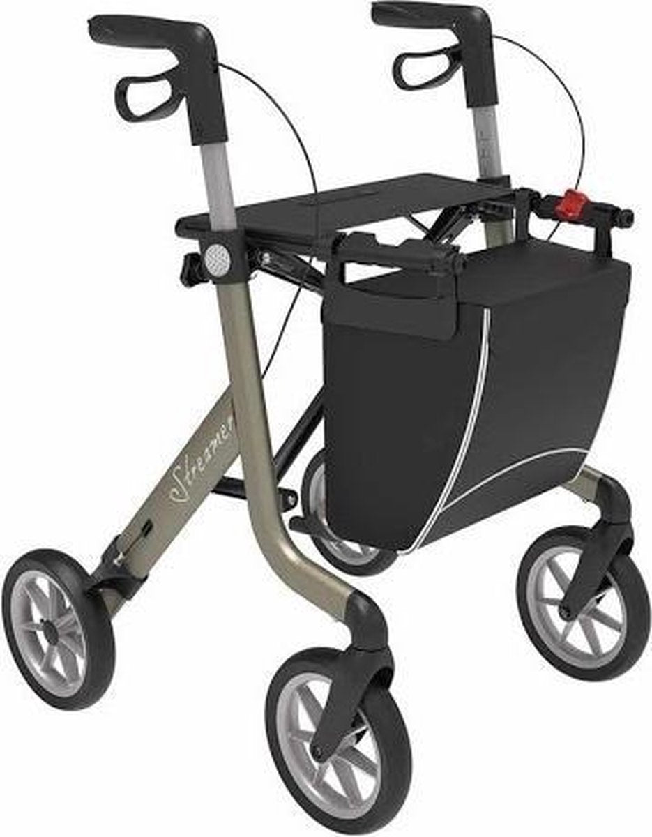 Ultra lichtgewicht rollator Streamer Champagne Large