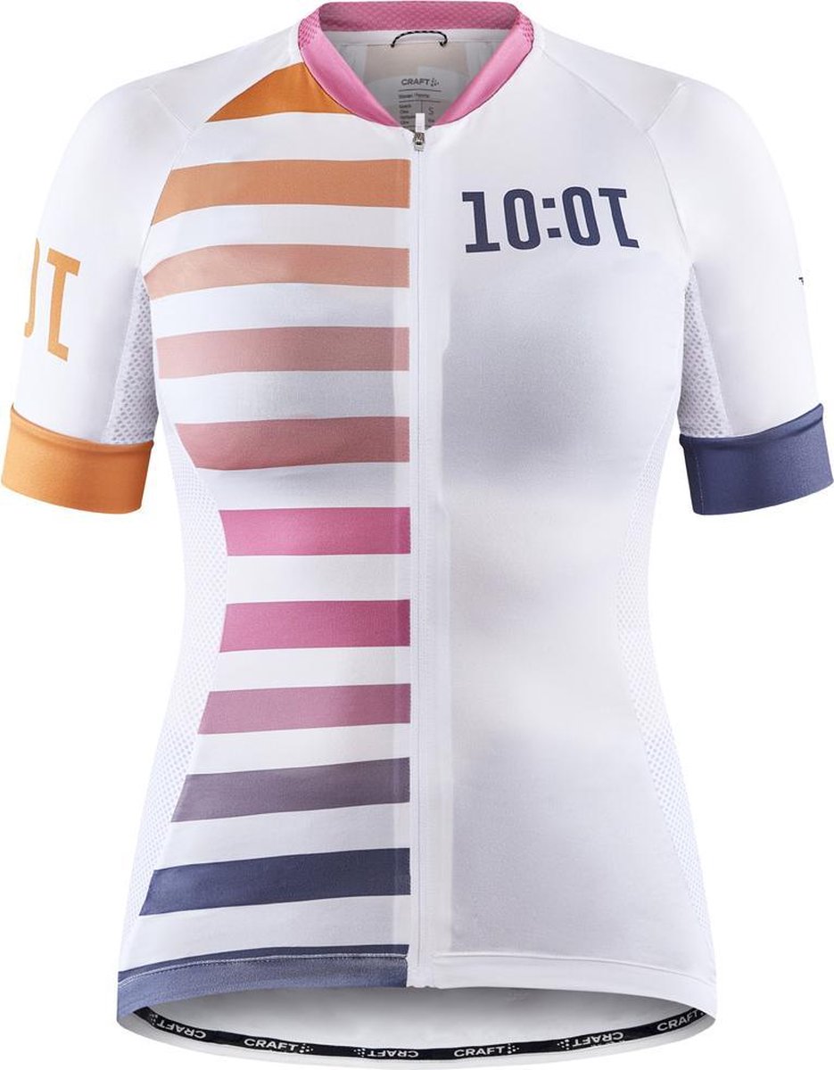 Craft ADV HMC ENDUR GRAPHIC JERSEY W - WHITE/GLORY - Vrouwen - Maat L