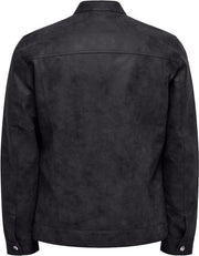 Only & Sons Leather Favour Jacket - m