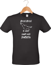 Mijncadeautje Heren T-shirt wit maat XXL Opzij opzij naar mijn duiven