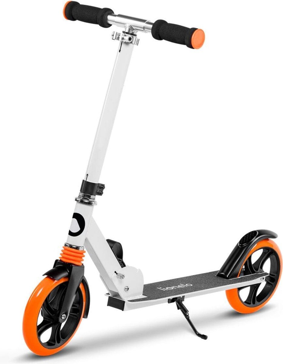 Lionelo Scooter Step - Luca - Opvouwbare step - Wit-Oranje