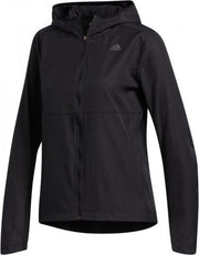 adidas Own The Run Wind Jacket Dames - zwart/wit - maat S