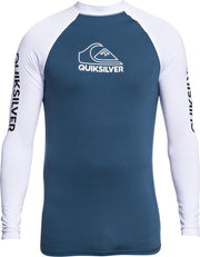 Quicksilver - UV-zwemshirt voor heren - Longsleeve - On Tour - Grijsblauw - maat S
