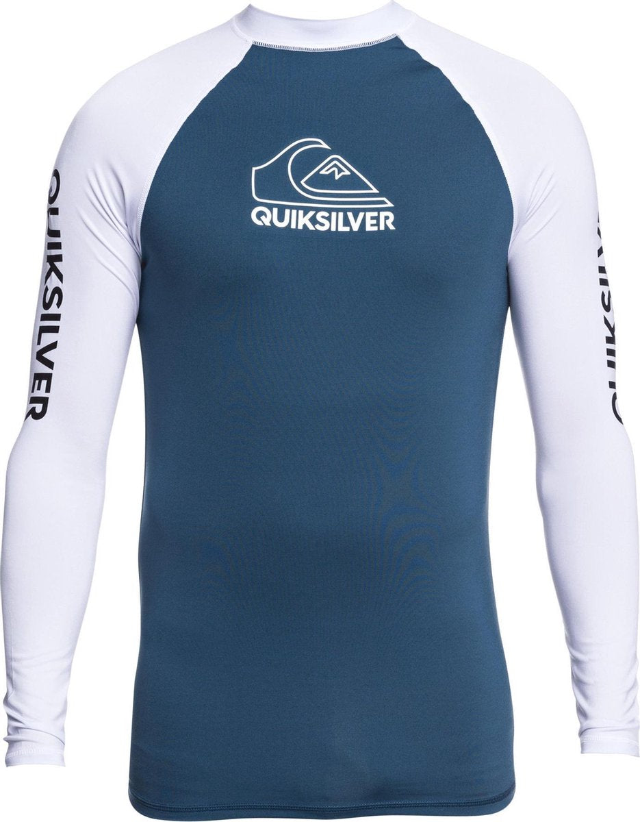 Quicksilver - UV-zwemshirt voor heren - Longsleeve - On Tour - Grijsblauw - maat S