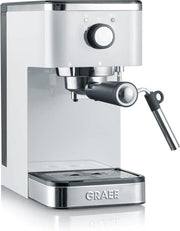 Graef Espresso piston machine ES401 compact 14 cm breed 1400 Watt Wit