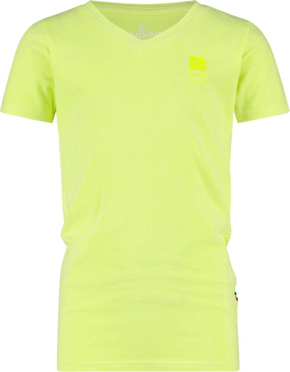 Vingino Vingino B-Basic T-shirt - Unisex - neon geel