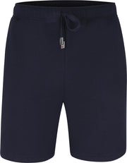 Gotzburg heren lounge broek kort (middeldik) - blauw -  Maat: L