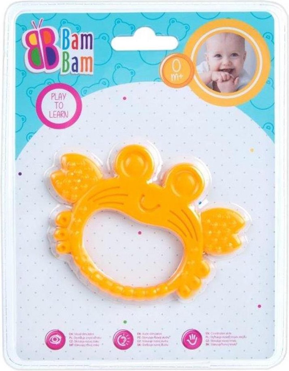 Bam Bam rammelaar en bijtring - Baby - Vrolijke Krab