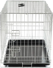 VADIGRAN Opvouwbare metalen kooi Classic - 76 x 48 x 55 cm - Zilver - voor hond