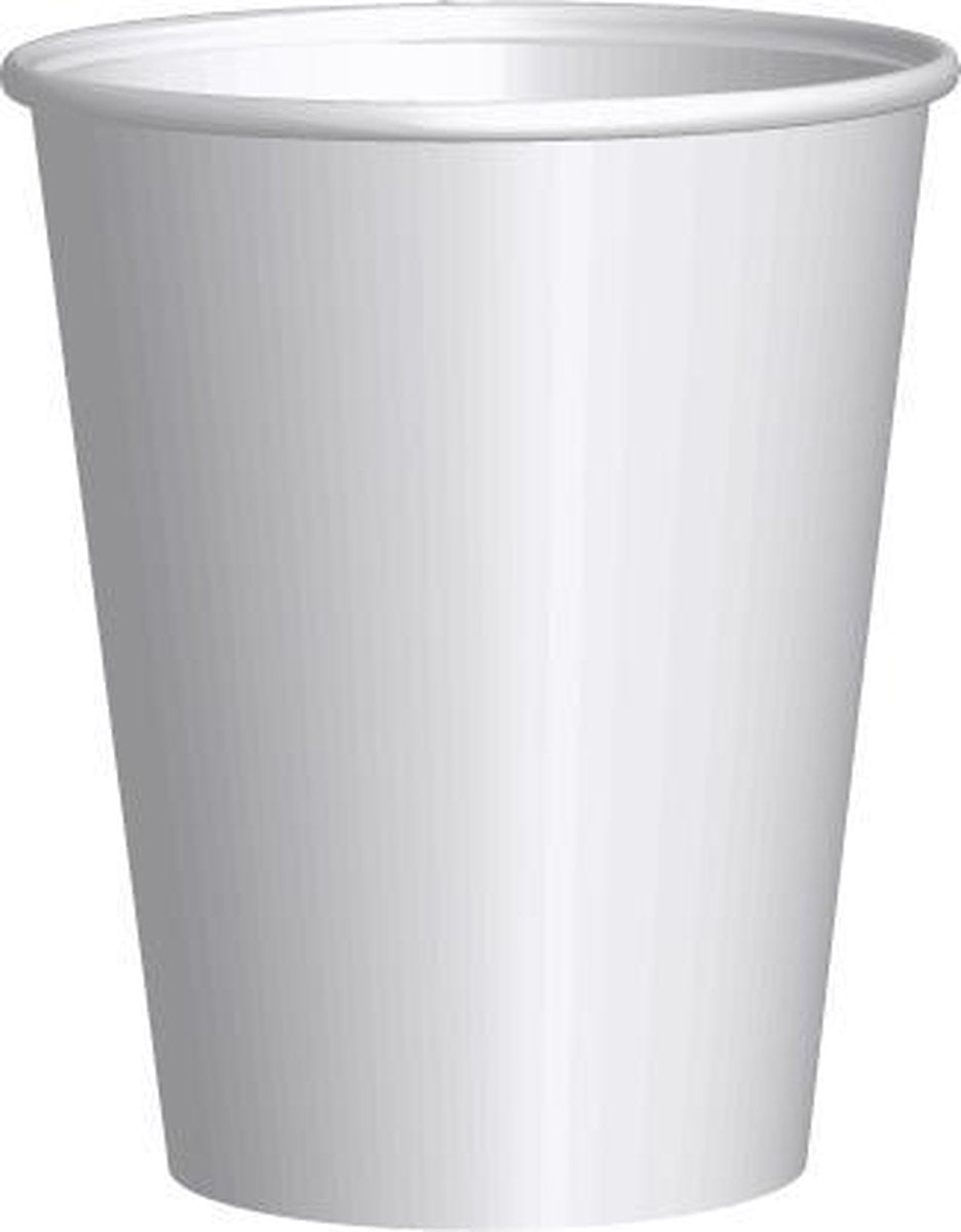 Koffiebeker karton Wit 150cc/6oz - 2.500 stuks.